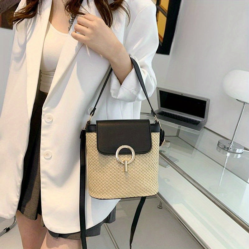 Avery | Bolsa de palha chique para mulheres