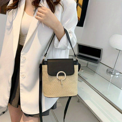 Avery | Bolsa de palha chique para mulheres