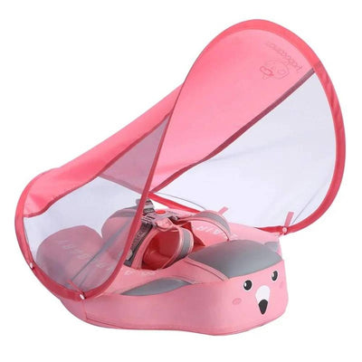 Baby Swim Float com toldo de parasol