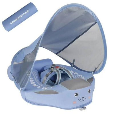 Baby Swim Float com toldo de parasol