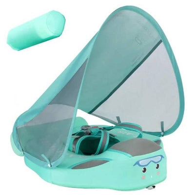 Baby Swim Float com toldo de parasol