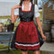 Vestido dirndl bávaro | corte clásico con delantal | Oktoberfest