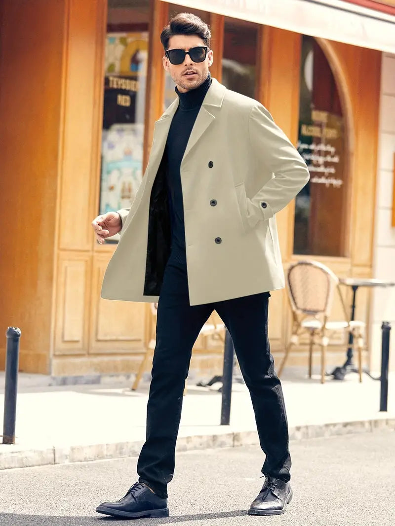 Casaco polar da moda para homens grandes