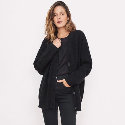 Chaqueta de punto oversize