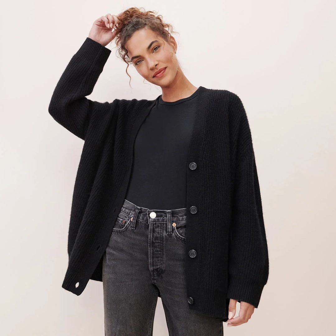 Chaqueta de punto oversize