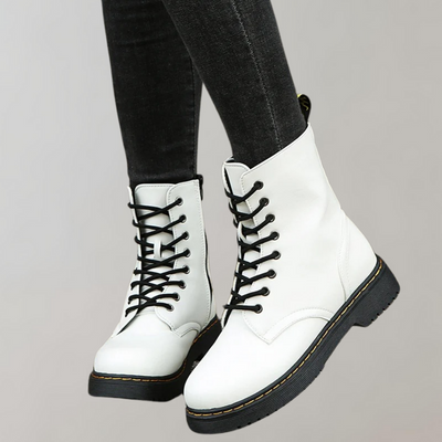 Elegantes botas de pele para mulher | Inverno