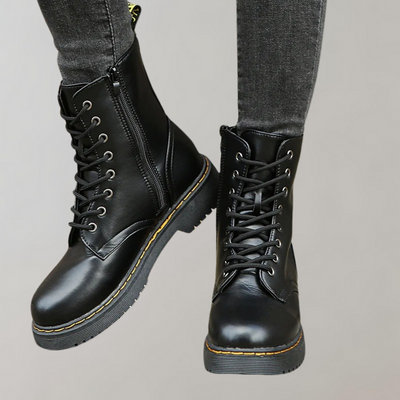 Elegantes botas de pele para mulher | Inverno