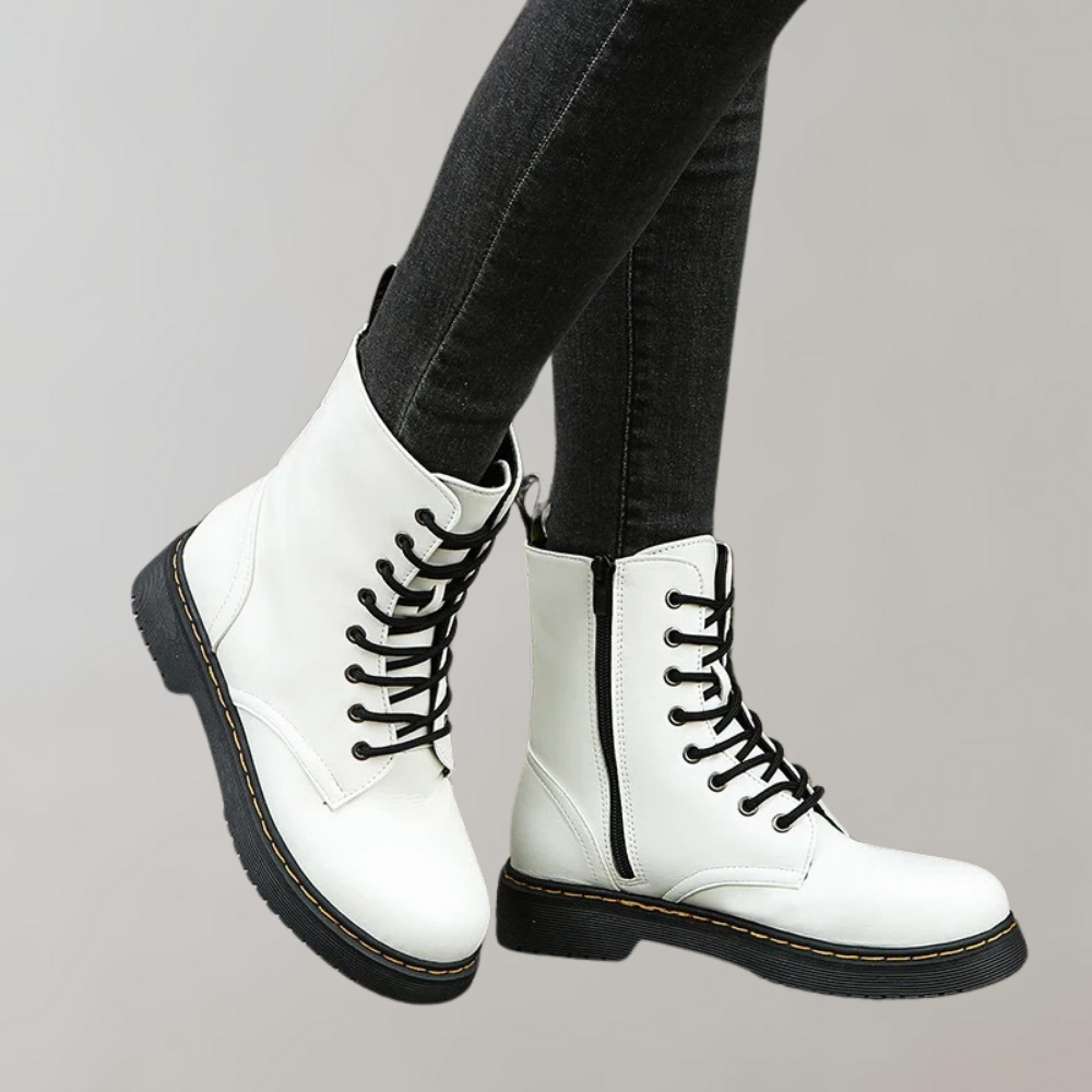 Elegantes botas de pele para mulher | Inverno