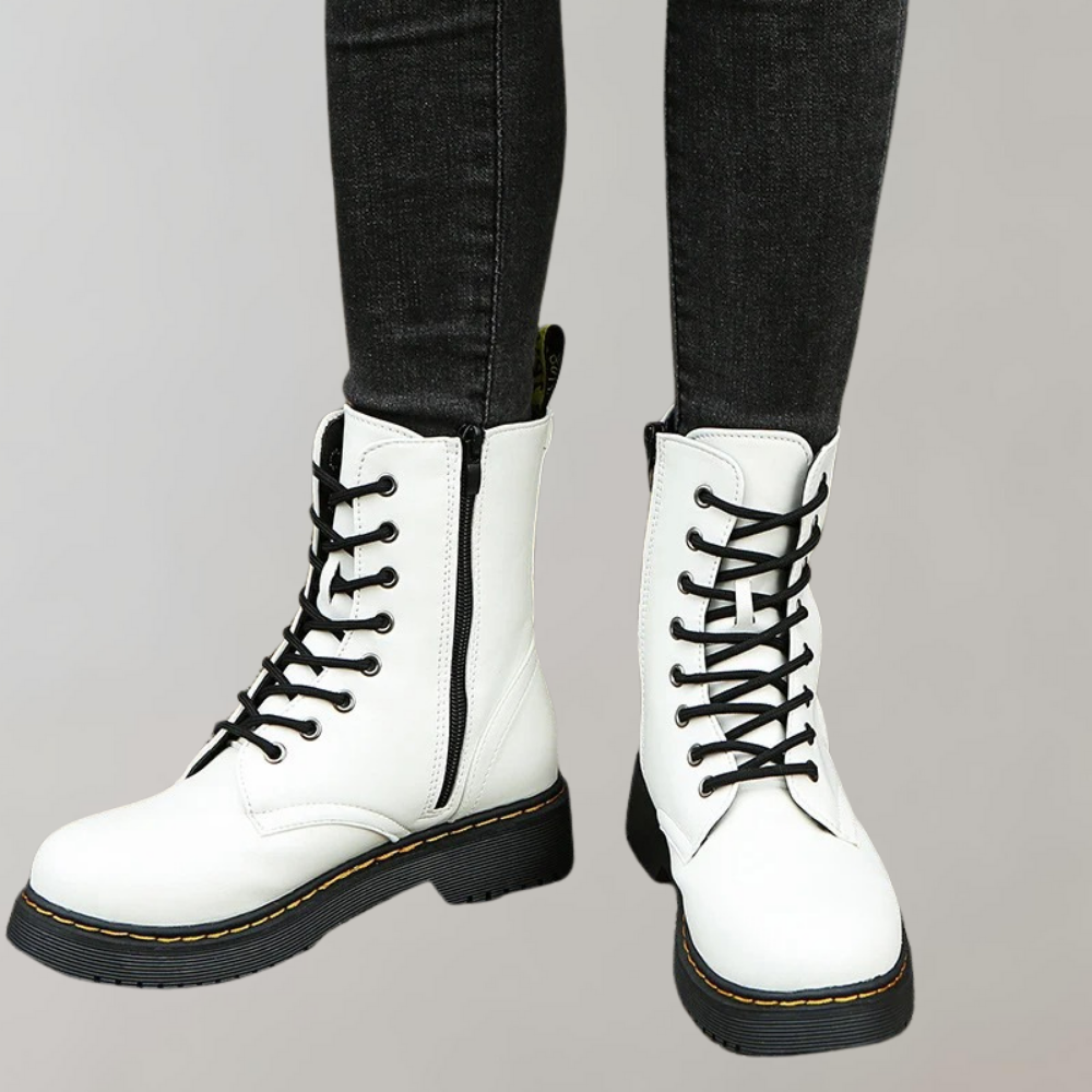 Elegantes botas de pele para mulher | Inverno