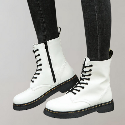 Elegantes botas de pele para mulher | Inverno