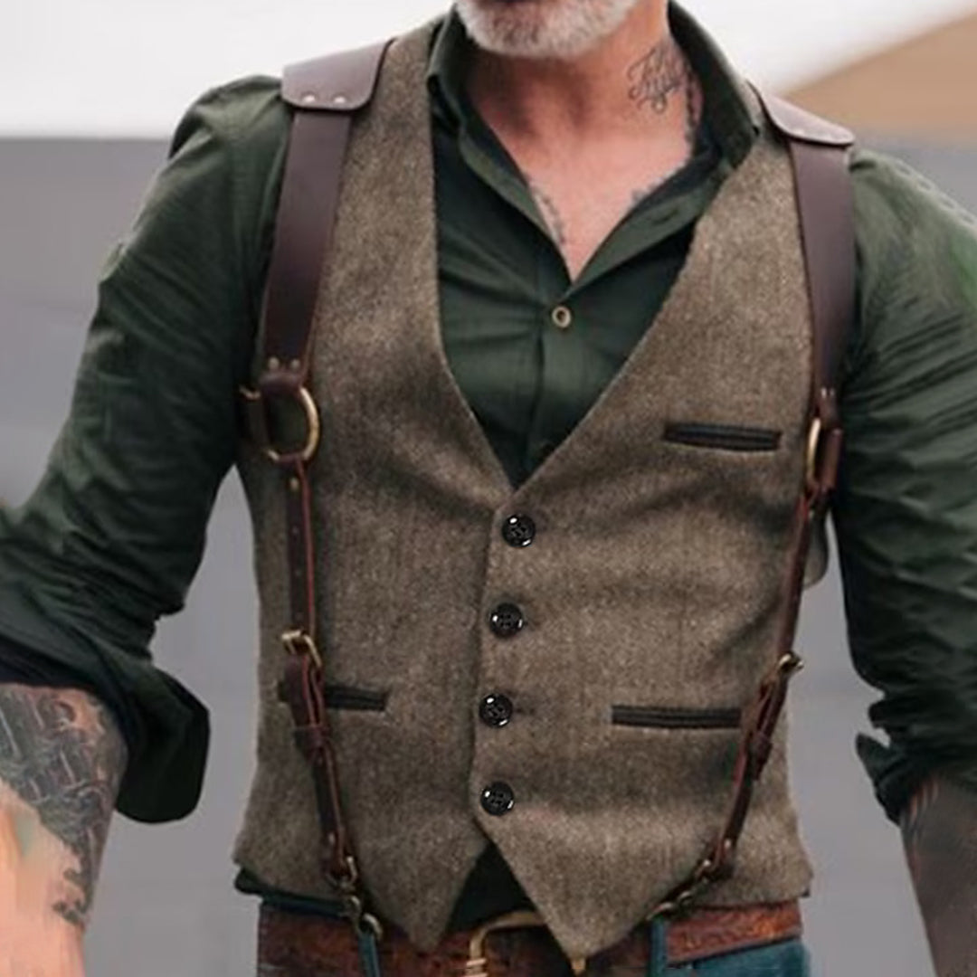 Colete casual leve para homem