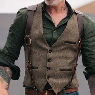 Colete casual leve para homem