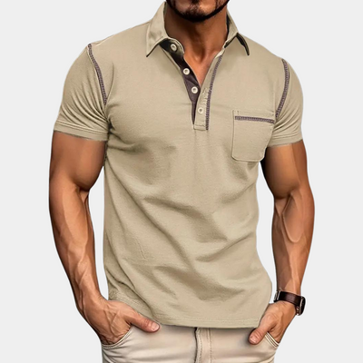 Pólo de verão elegante para homens