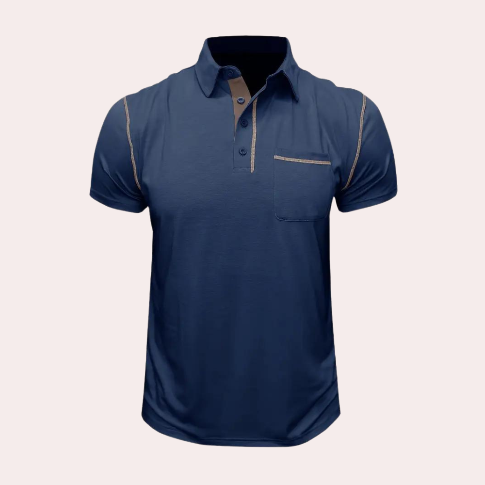 Pólo de verão elegante para homens