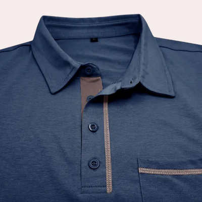 Pólo de verão elegante para homens