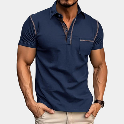 Pólo de verão elegante para homens