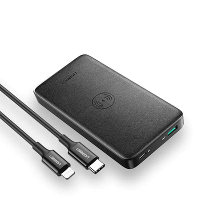 Power Bank de charge rapide sans fil - 10 000 mAh à double sortie
