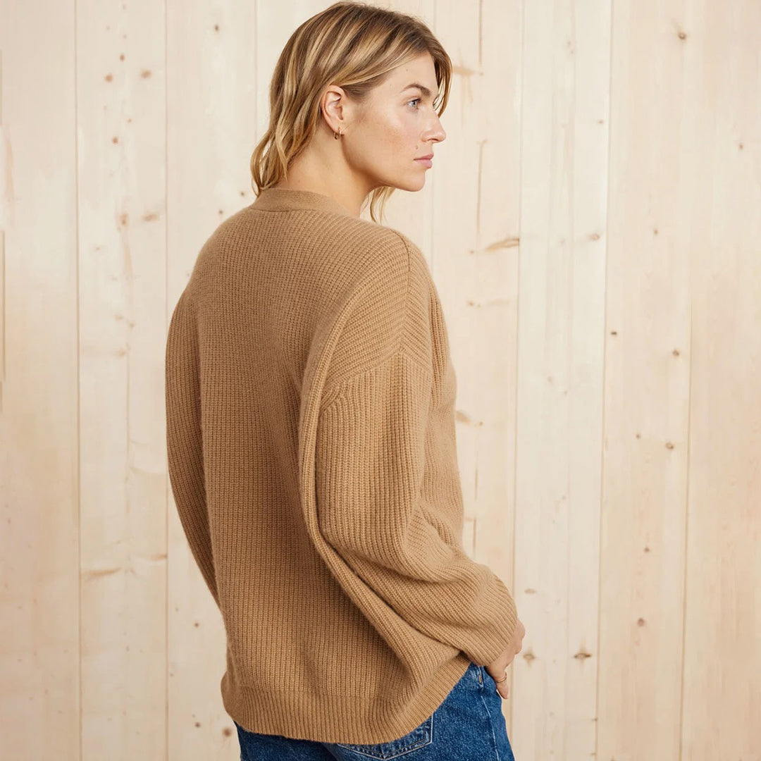 Chaqueta de punto oversize