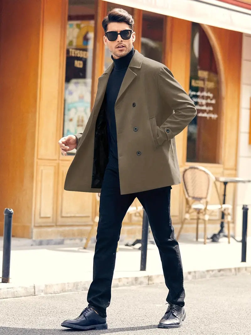 Casaco polar da moda para homens grandes