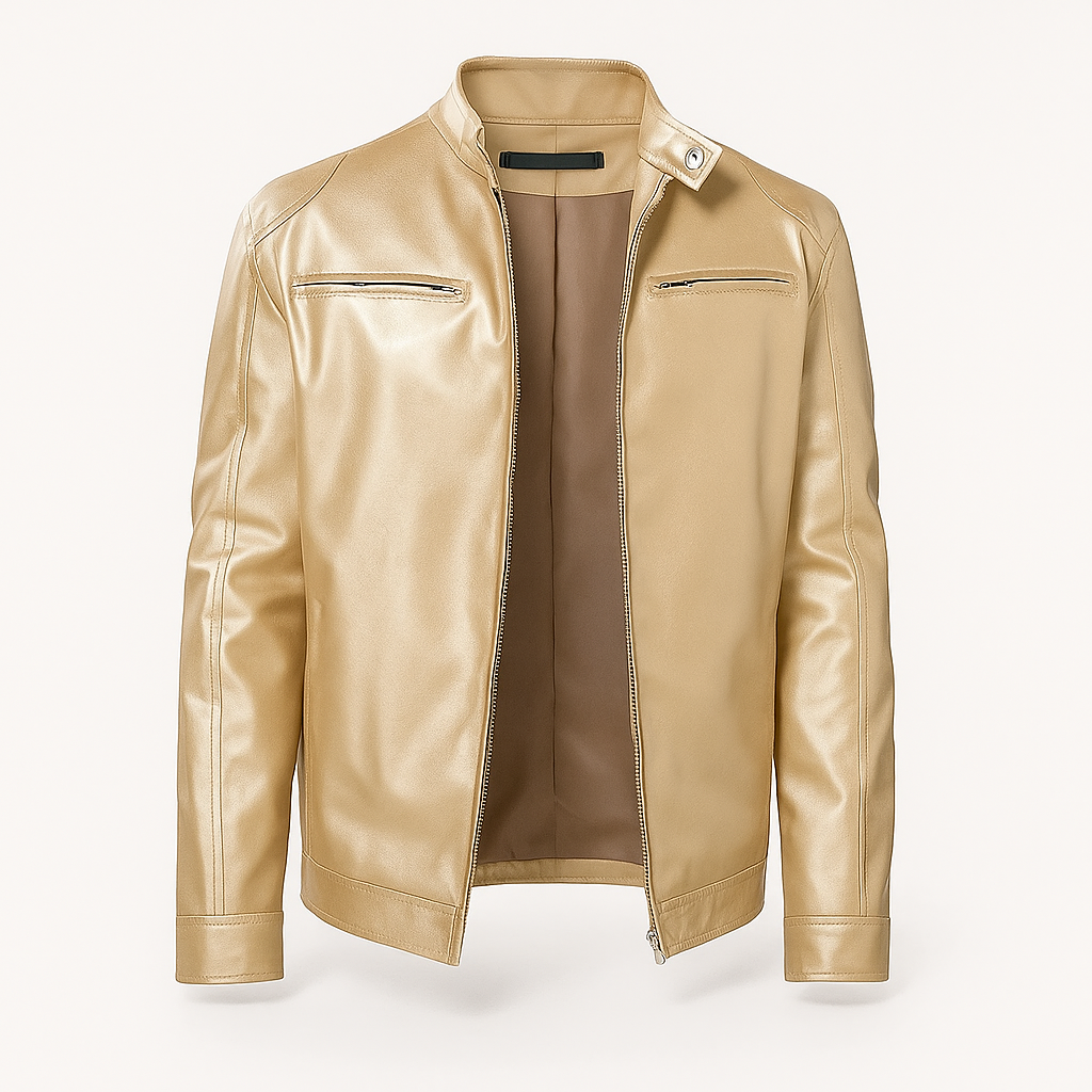 Leather Jacket gold