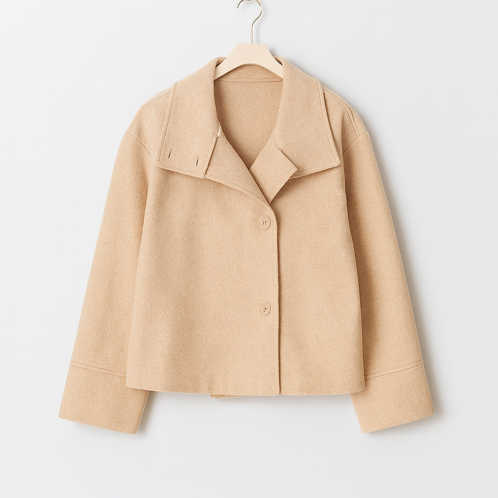 Cessie | Doppelknöpfiger Kurzmantel für Damen | Modern