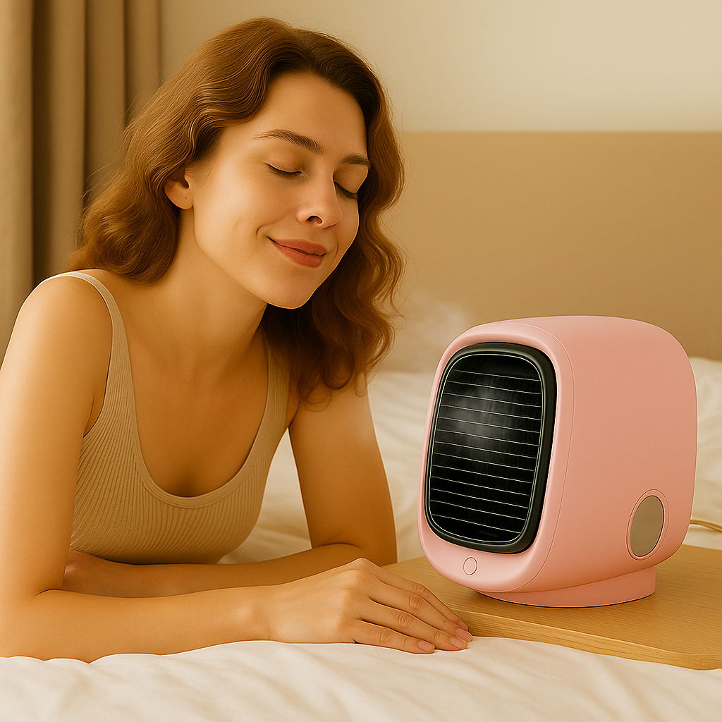 Airloom | Resfriamento e umidificador do ar portátil 2 em 1