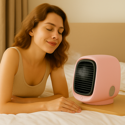 Airloom | Resfriamento e umidificador do ar portátil 2 em 1