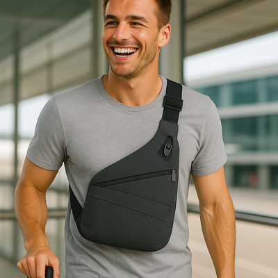 Safestride | Bolsa de turismo com ombro anti -theft