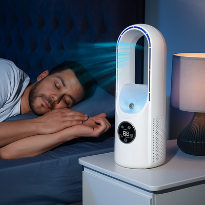 SilentChill | Geladeira de ar compacta sem folhas