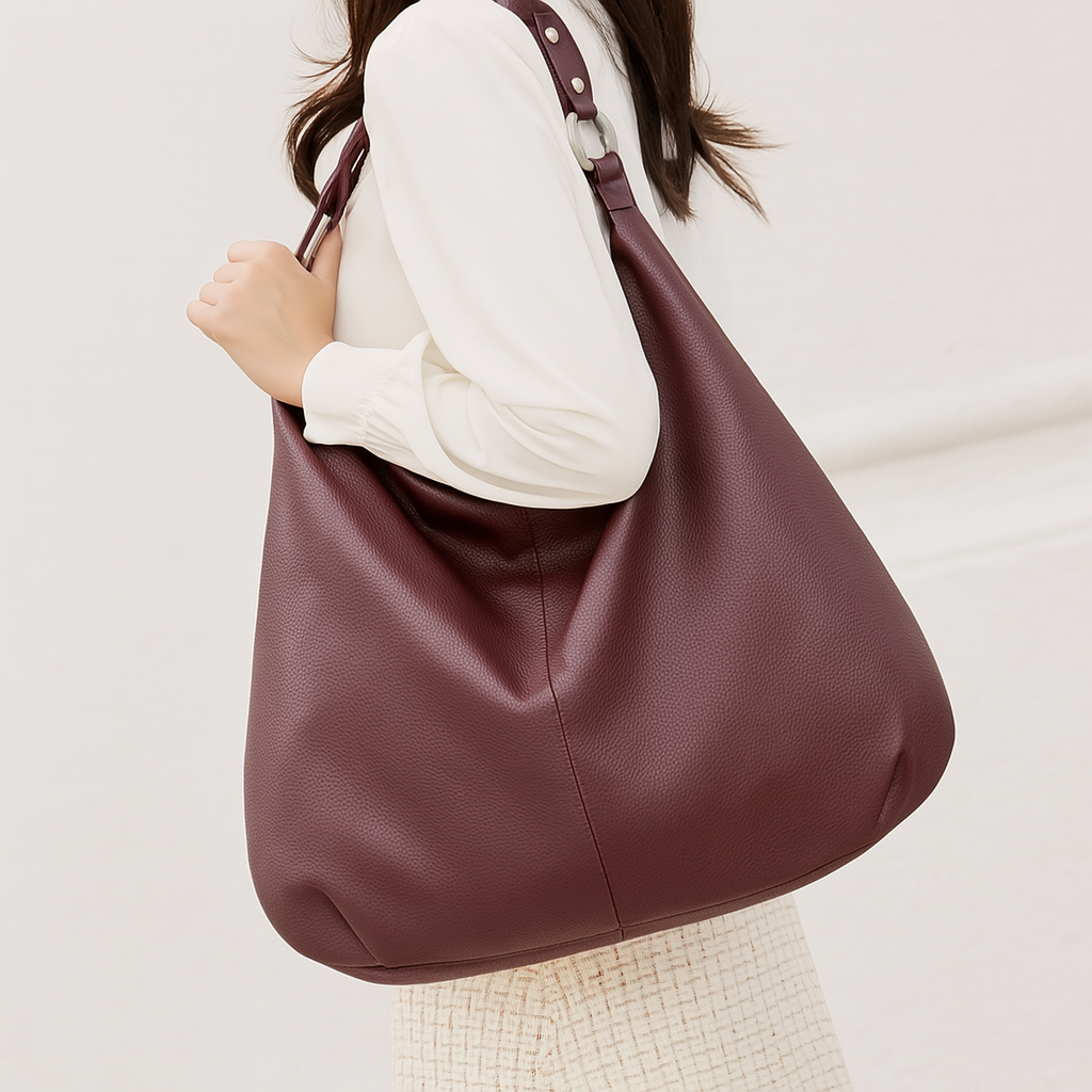 Aurora | Bolsa elegante bandolera em couro de planta