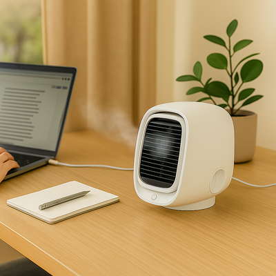 Airloom | Resfriamento e umidificador do ar portátil 2 em 1