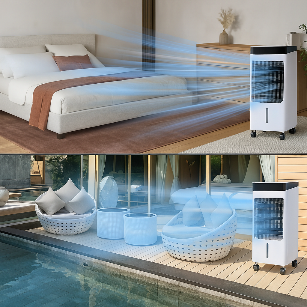 FLOW FLOW | Refrigerador de ar portátil sem osfos