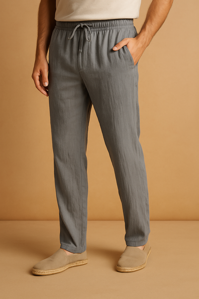 Calça de algodão Cross Cross e Cut Follow Cut confortável