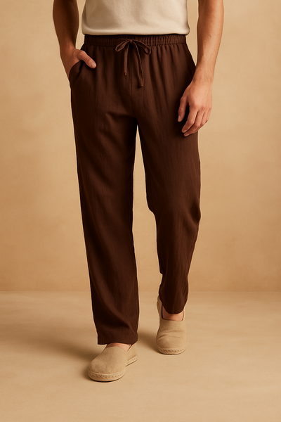 Calça de algodão Cross Cross e Cut Follow Cut confortável