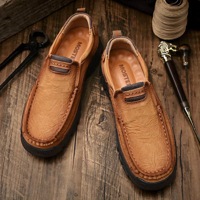 Jaroslav - Zapatos ortopédicos de caballero de piel