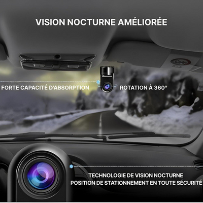 Carro de painel com câmera de vigilância