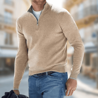 Theo - o suéter confortável e elegante para o período de transição