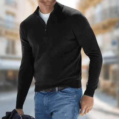 Theo - o suéter confortável e elegante para o período de transição
