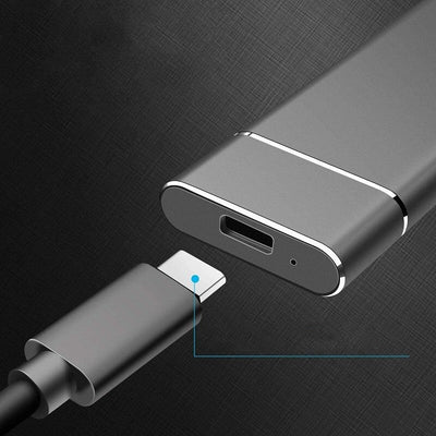 8 TB SSD externo portátil com USB 3.1 para arquivos rápidos de arquivos - design leve e compacto
