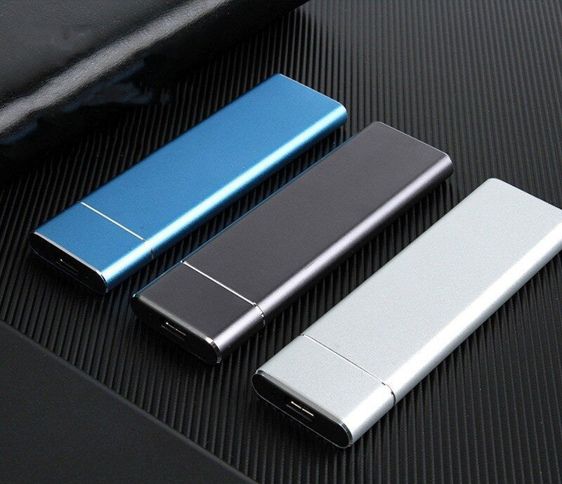 8 TB SSD externo portátil com USB 3.1 para arquivos rápidos de arquivos - design leve e compacto