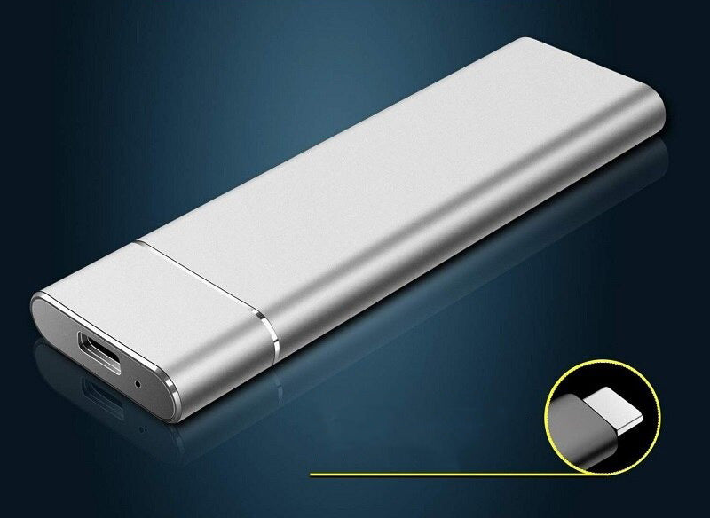 8 TB SSD externo portátil com USB 3.1 para arquivos rápidos de arquivos - design leve e compacto