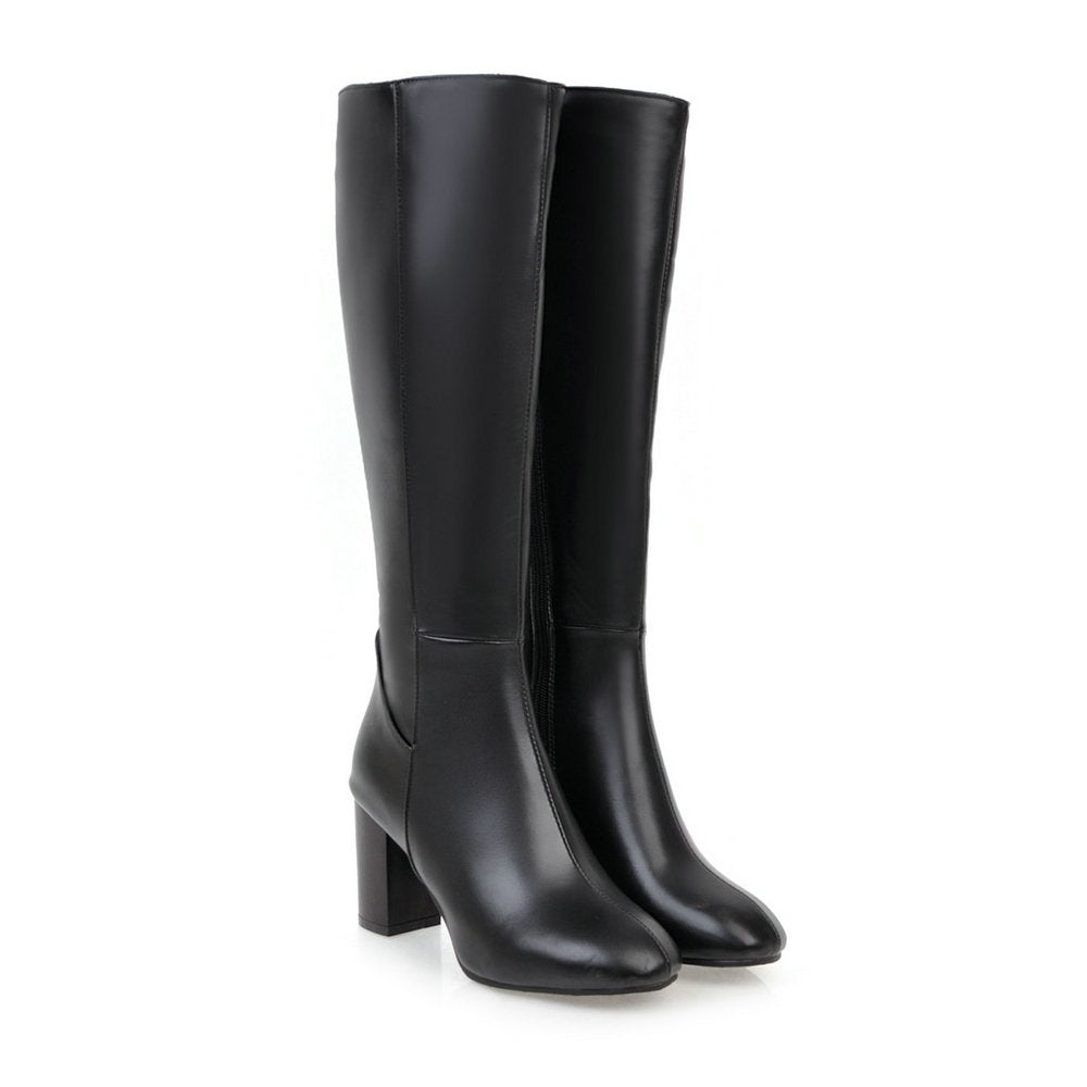 Botas de salto alto confortáveis ​​para mulheres