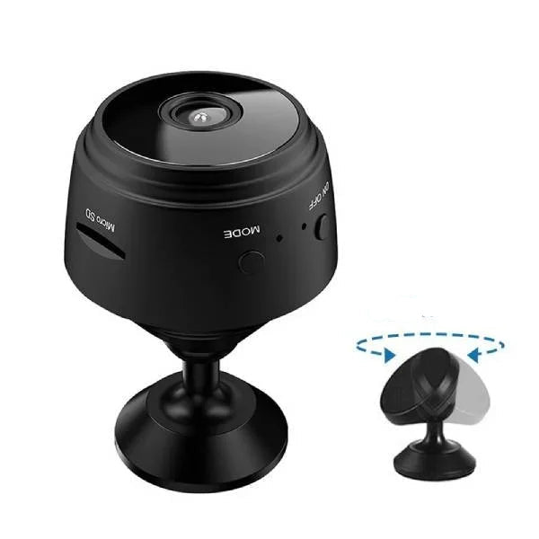 Câmara de marcha-atrás sem fios Full HD para autocaravanas, camiões e reboques com visão noturna e suporte giratório 360