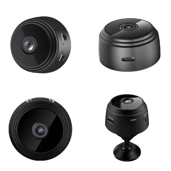 Câmara de marcha-atrás sem fios Full HD para autocaravanas, camiões e reboques com visão noturna e suporte giratório 360