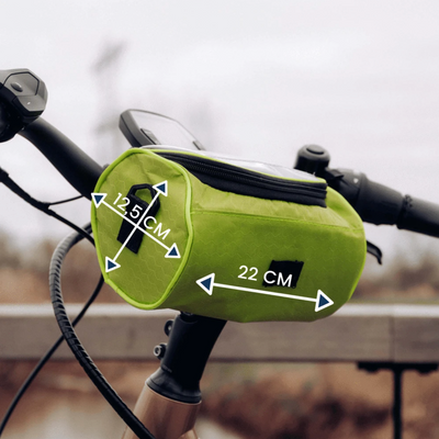 Saco de bicicleta com tela de toque - salpicos e multifuncional - adequado para qualquer bicicleta