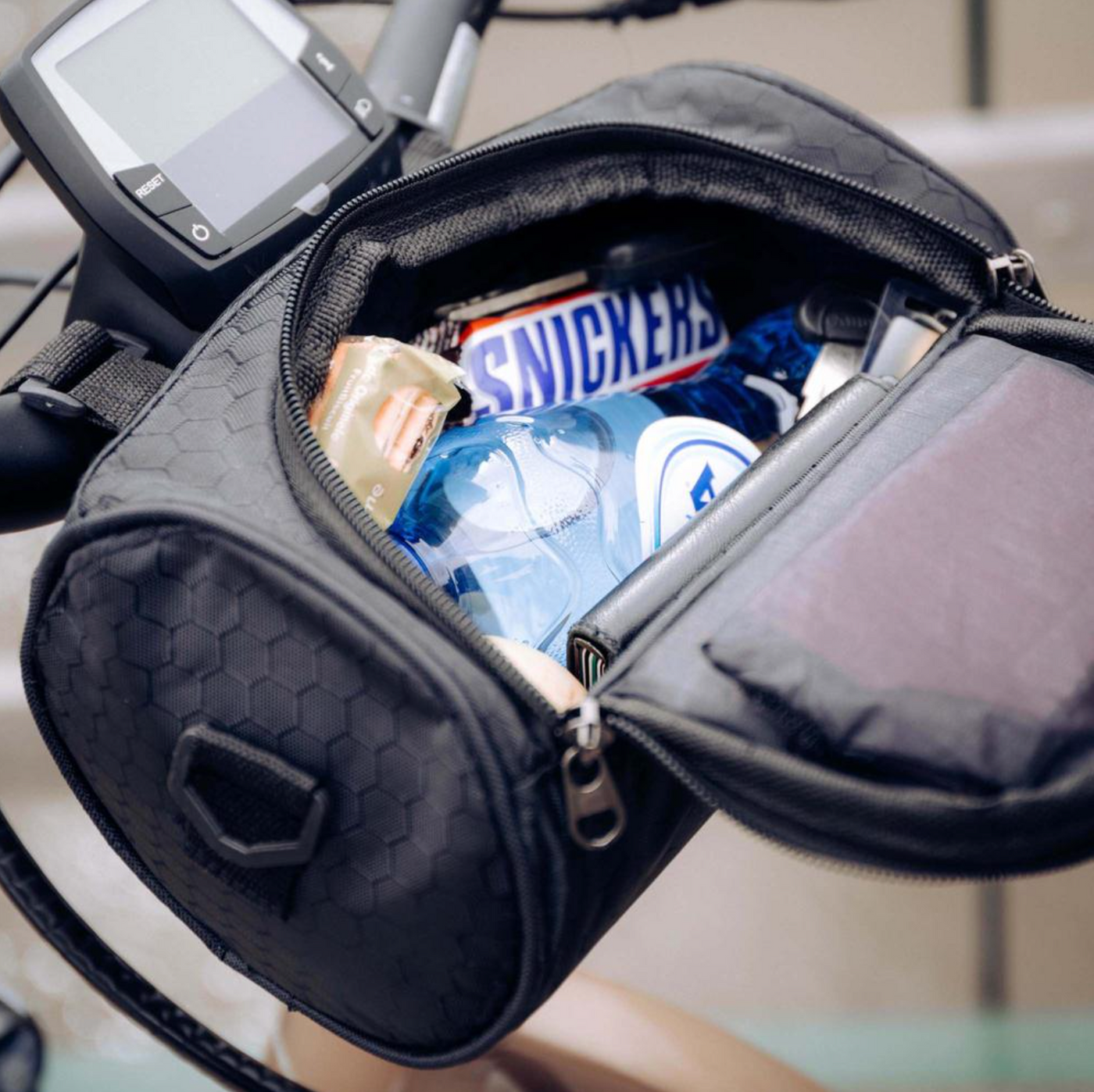 Saco de bicicleta com tela de toque - salpicos e multifuncional - adequado para qualquer bicicleta