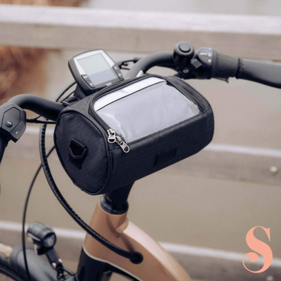 Saco de bicicleta com tela de toque - salpicos e multifuncional - adequado para qualquer bicicleta