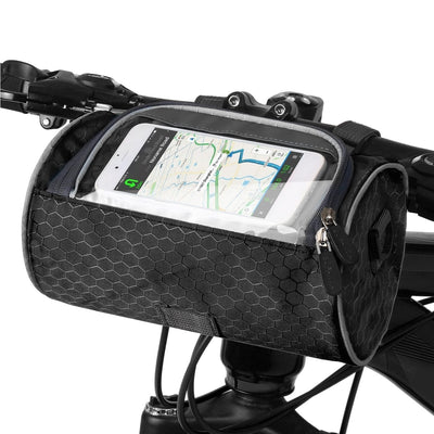 Saco de bicicleta com tela de toque - salpicos e multifuncional - adequado para qualquer bicicleta