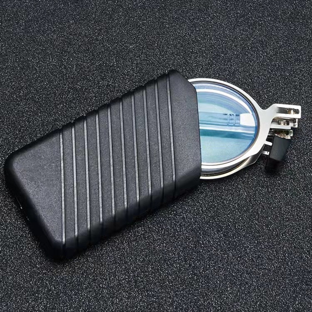 FOLDOX: gafas de lectura plegables con lentes resistentes a los arañazos y estuche compacto