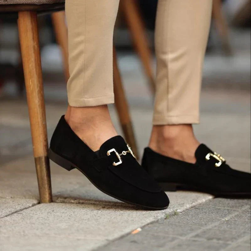 Mocassins de negócios elegantes para homens